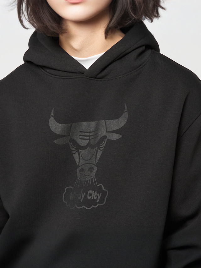Mitchell & Ness, Tonal Logo Hoodie Chicago Bulls, zwart, Afbeelding 3 van 5