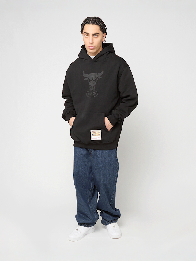 Mitchell & Ness, Tonal Logo Hoodie Chicago Bulls, zwart, Afbeelding 5 van 5