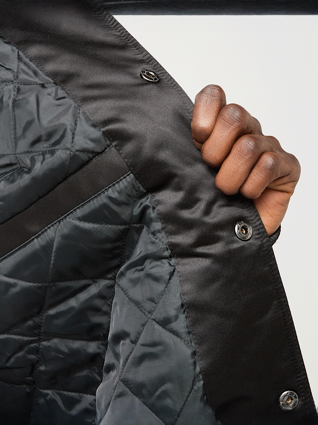 Mitchell & Ness, Black Out Satin Jacket Chicago Bulls, zwart, Afbeelding 6 van 7