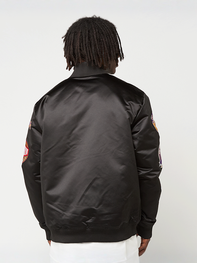Mitchell & Ness, Black Out Satin Jacket Los Angeles Lakers, zwart, Afbeelding 2 van 7