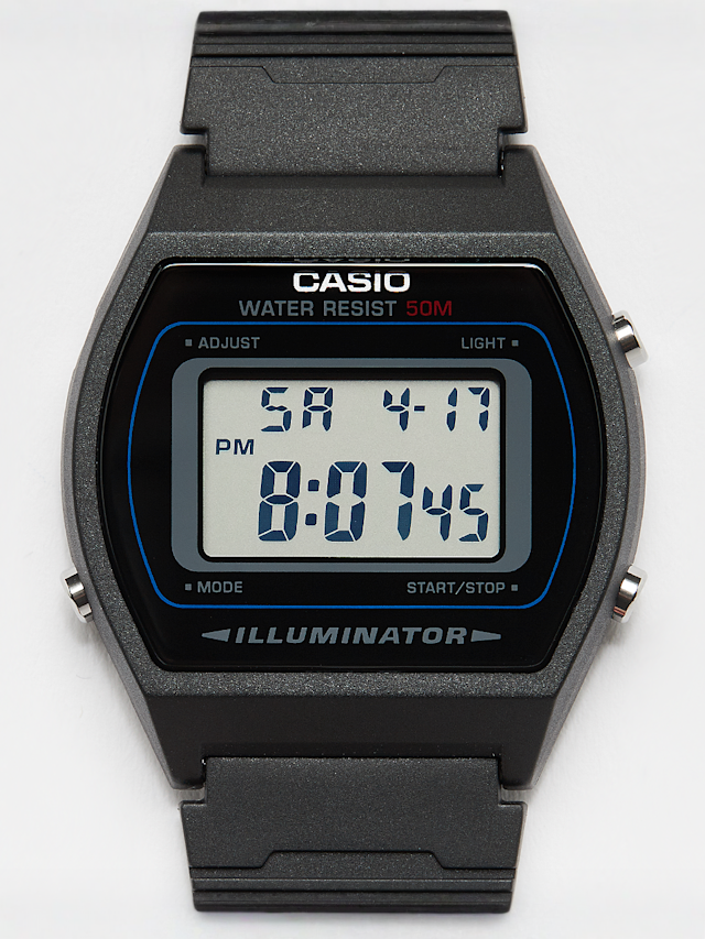 CASIO, W-202-1AVEF, black, Image 1 of 3