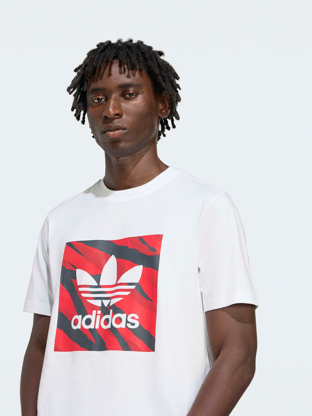 adidas Originals, Camo Cube Tee, wit, Afbeelding 3 van 4
