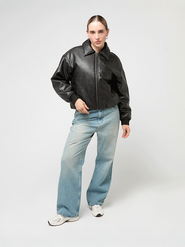 Decibel, Padded PU Jacket, black, Image 4 of 4