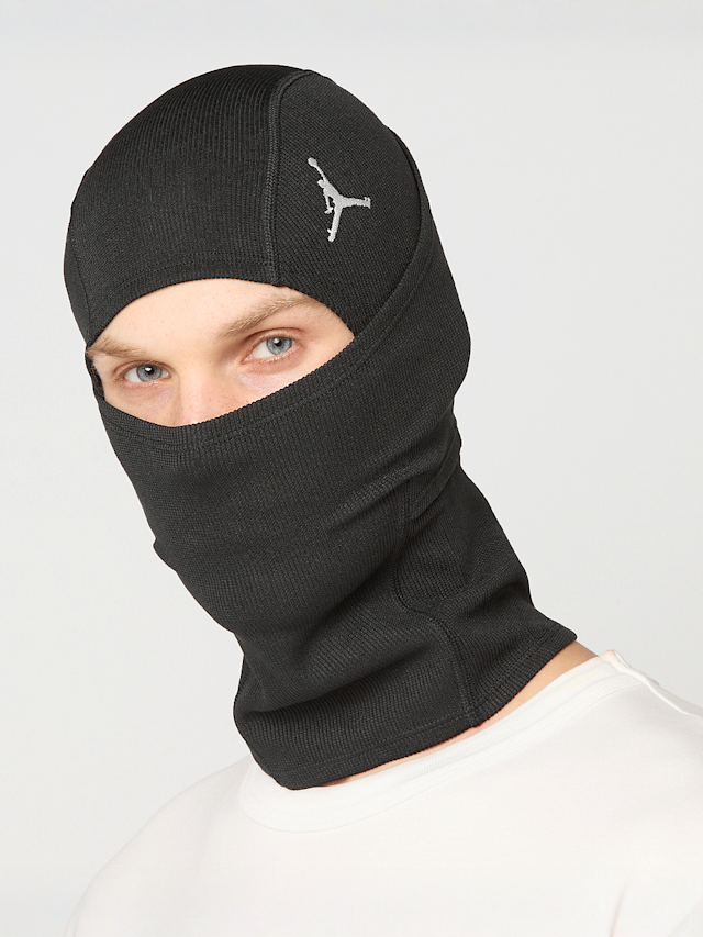 Jordan, Flight Warm Rib Knit Hood, black, Image 4 of 4