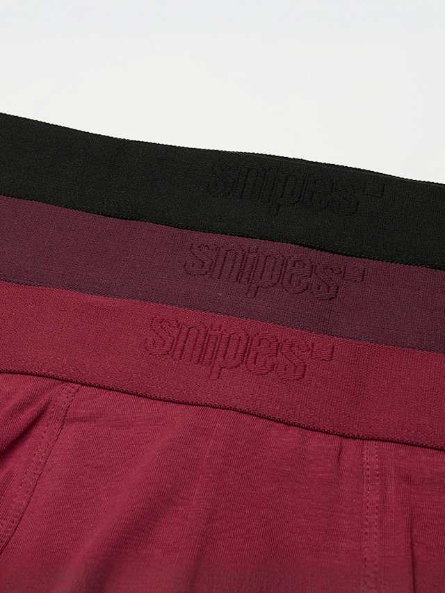 SNIPES, Tonal Tape 3er Pack Briefs Boxershorts red, white, multi-colour, Image 2 of 2