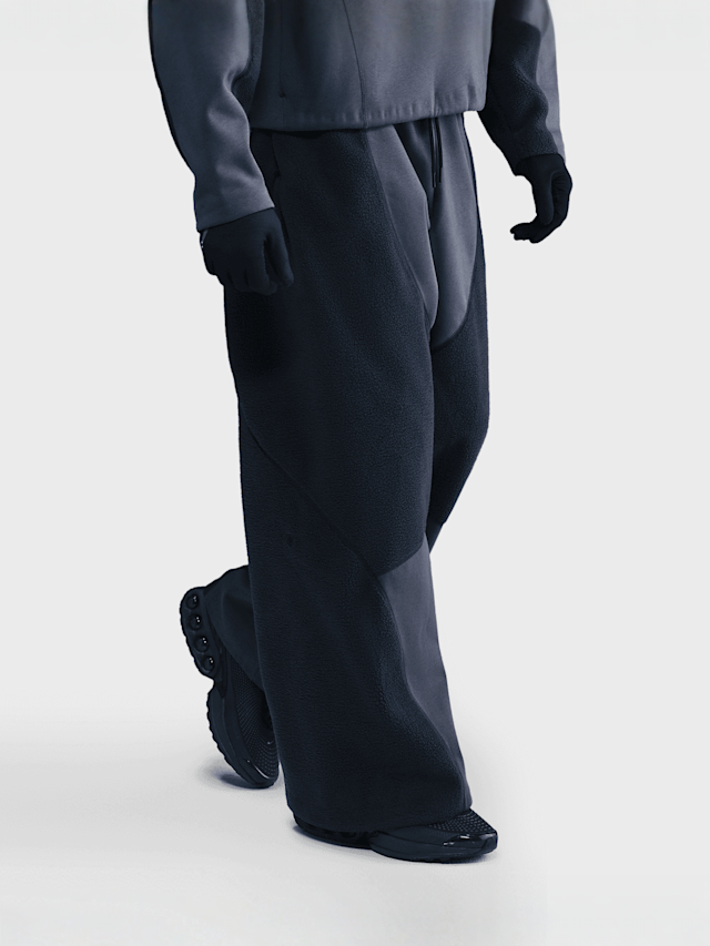 Nike, Tech Boreas Knit Open-Hem Pants, blue, Image 1 of 5