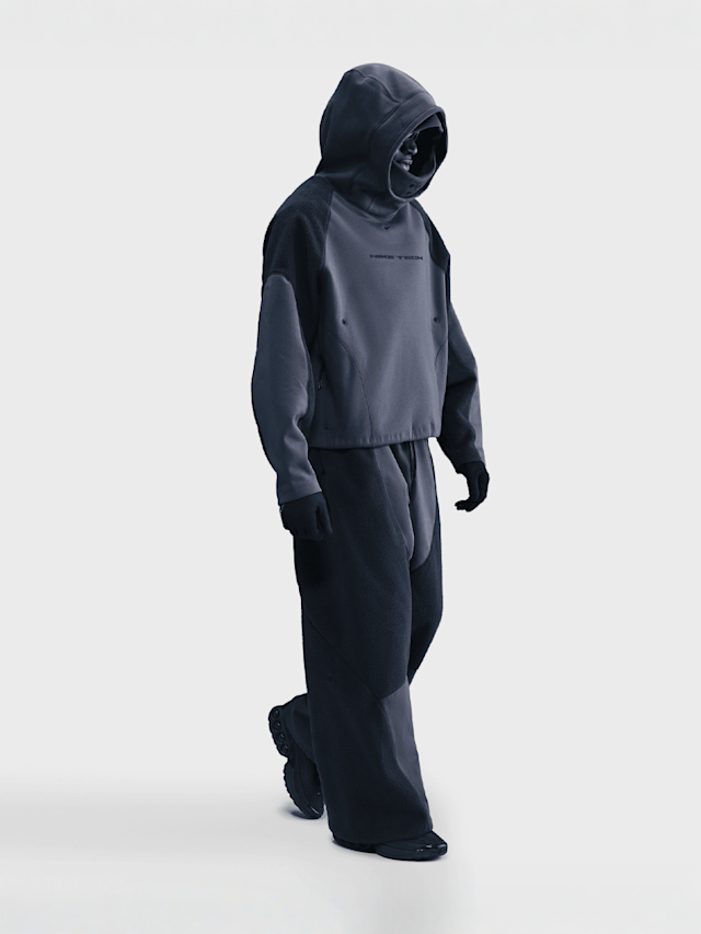 Nike, Tech Boreas Knit Open-Hem Pants, blue, Image 5 of 5