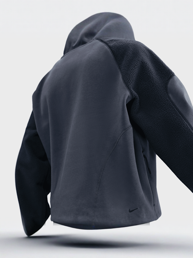 Nike, Tech Boreas Oversized Hoodie, blue, Image 5 of 8
