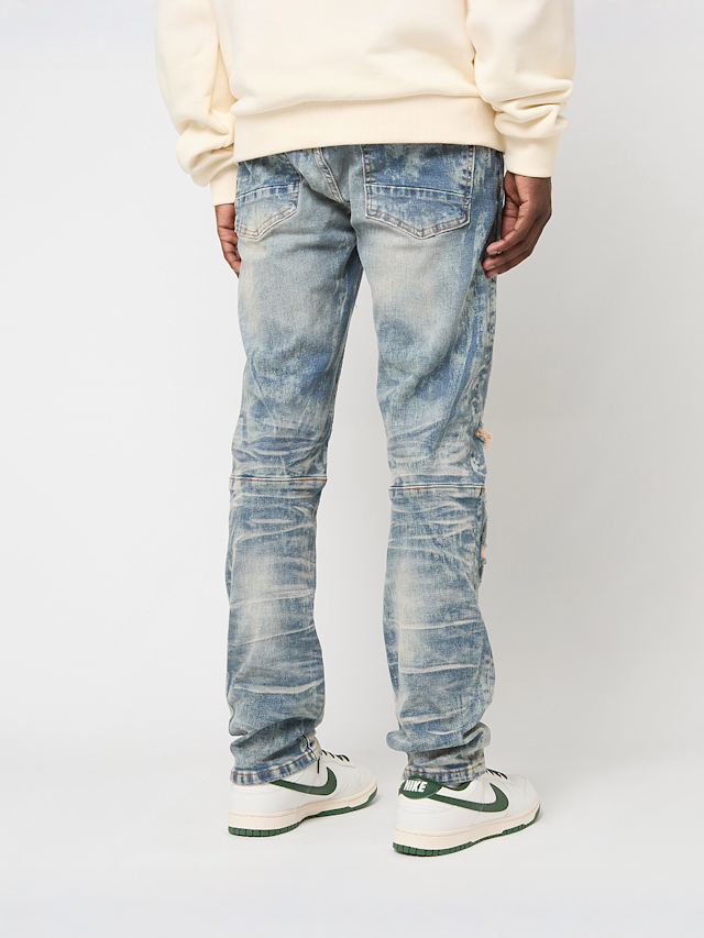 Smoke Rise, HEAVY LASER EFFECT JEANS TAYLOR BLUE, blue, Image 2 of 5