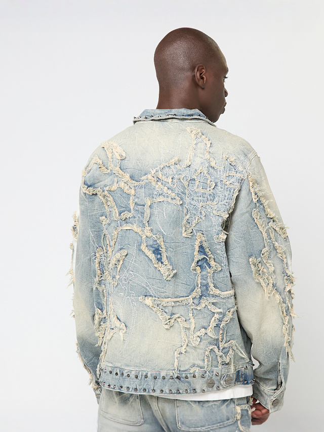 Smoke Rise, Ascended Denim Jacket, blue, Image 2 of 6