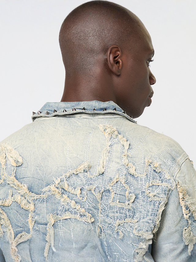 Smoke Rise, Ascended Denim Jacket, blue, Image 5 of 6