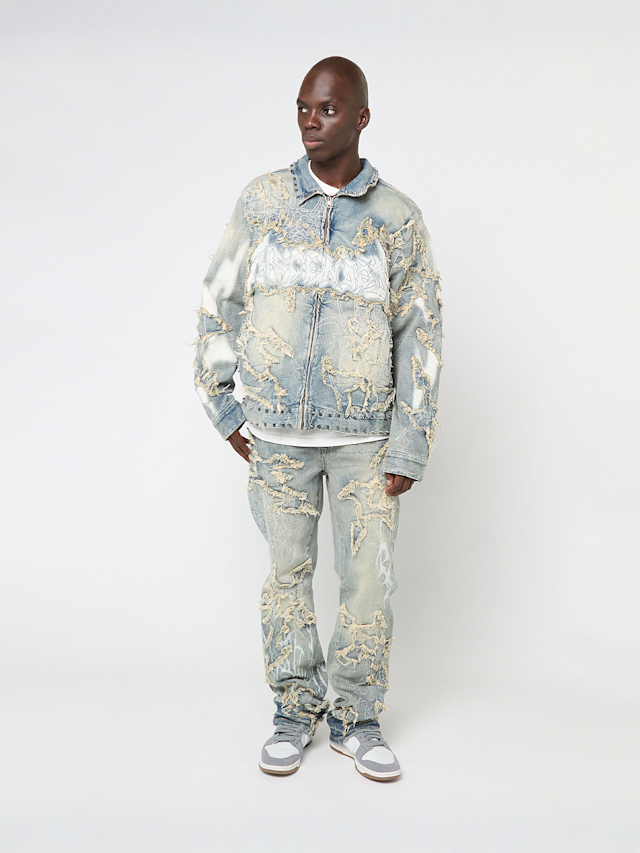 Smoke Rise, Ascended Denim Jacket, blue, Image 6 of 6