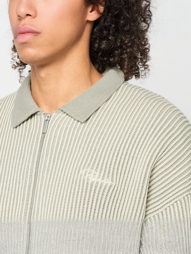 Pegador, Haflong Knit Zip Jacket, grey, Image 3 of 4