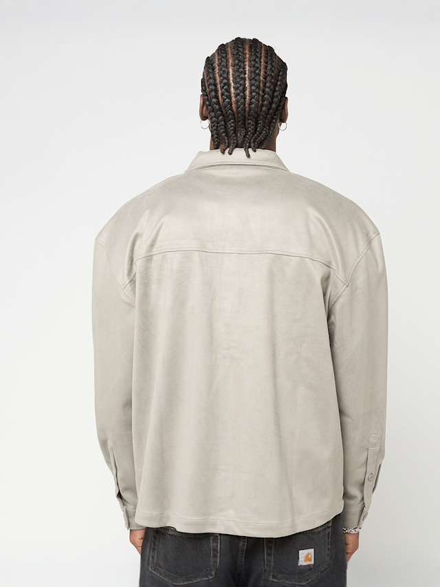 Pegador, Madikeri Suede Overshirt, grey, Image 2 of 4