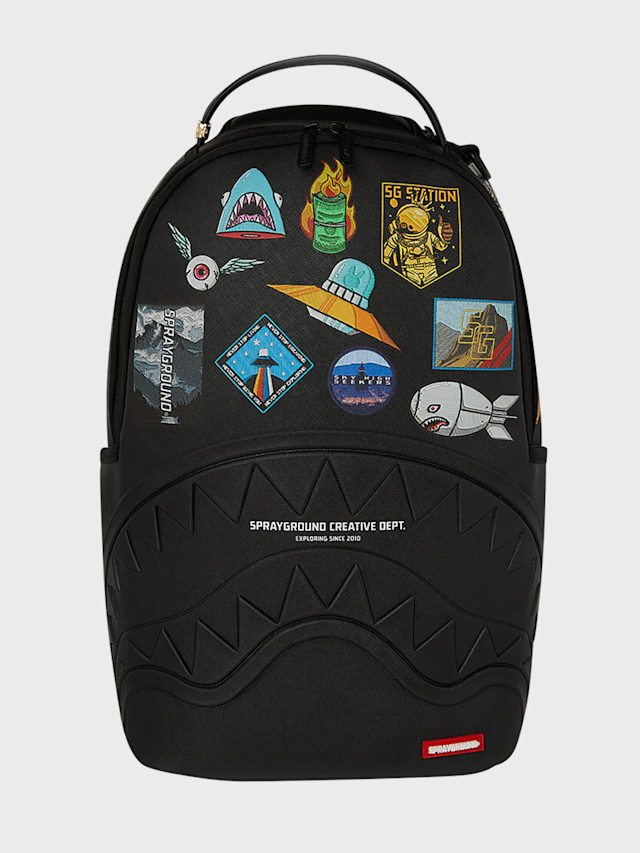 SPRAYGROUND, Cargo Patches Backpack, black, Image 1 of 7