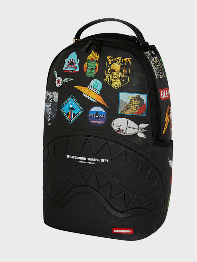 SPRAYGROUND, Cargo Patches Backpack, black, Image 2 of 7