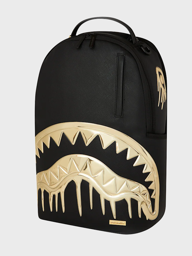 SPRAYGROUND, Gold and Dangerous Backpack, black, Image 2 of 8