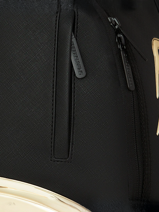 SPRAYGROUND, Gold and Dangerous Backpack, black, Image 5 of 8