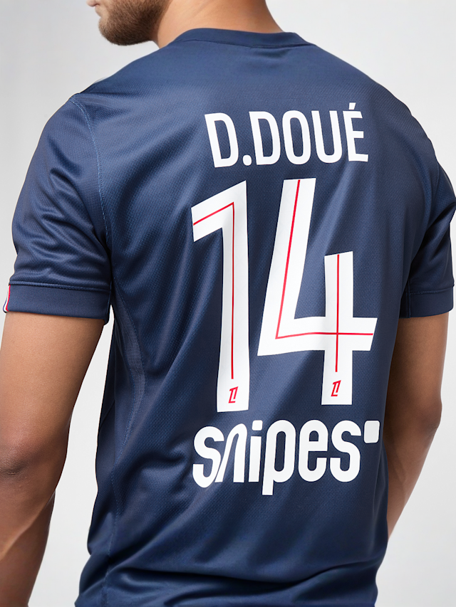 Nike, Doué / No. 14 / PSG Nike Home Stadium 2025/26, niebieski, Obraz 8 z 9