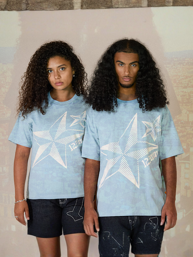 125mm x SNIPES, UV-Reactive Regular T-Shirt 125mm x SNIPES, blauw, Afbeelding 1 van 7