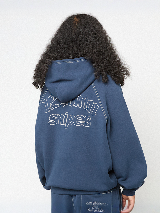 125mm x SNIPES, Small Logo Essential Oversized Hoodie 125mm x SNIPES, blue, Image 3 of 7