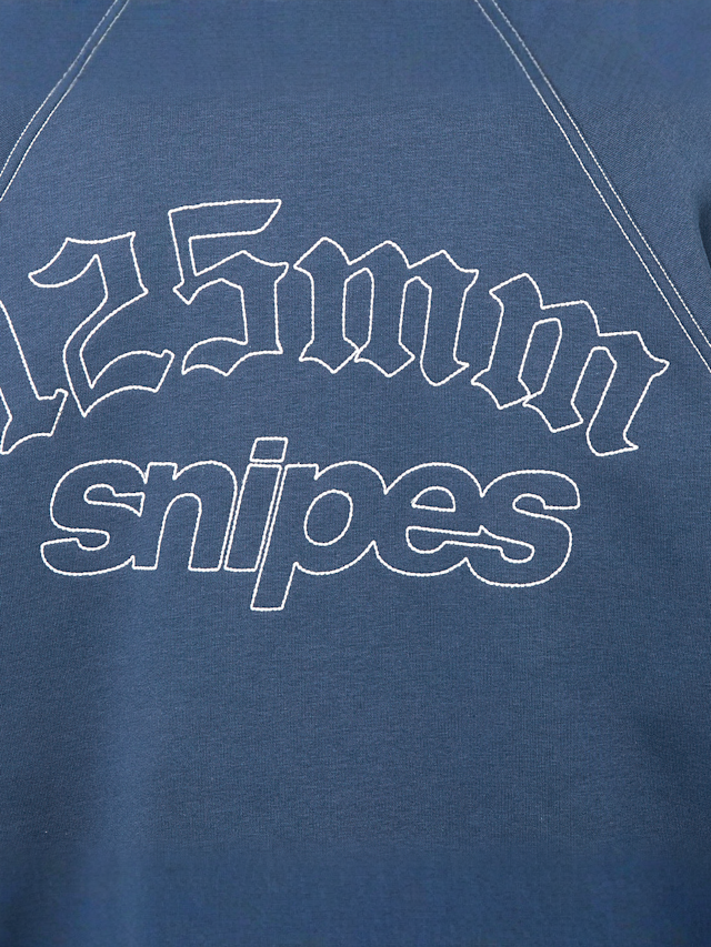 125mm x SNIPES, Small Logo Essential Oversized Hoodie, blauw, Afbeelding 6 van 7
