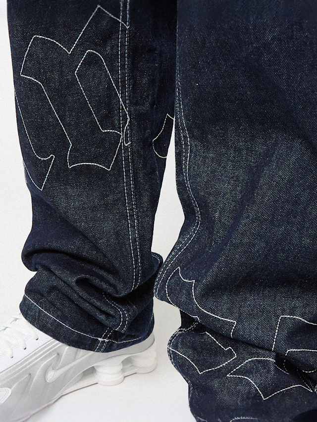 125mm x SNIPES, Straight Leg Raw Denim 125mm x SNIPES, blue, Image 7 of 8