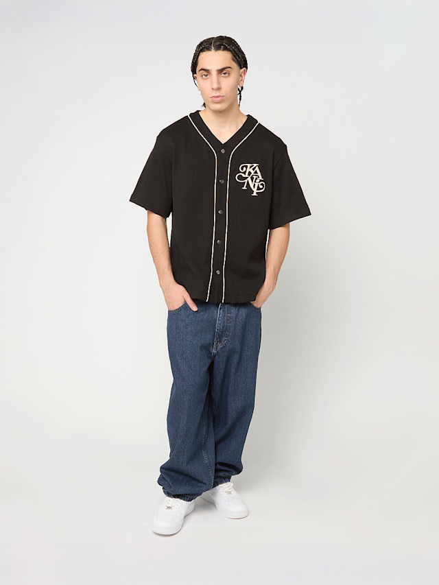 Karl Kani, Kani Legacy Waffle Baseball Jersey, black, Image 4 of 4