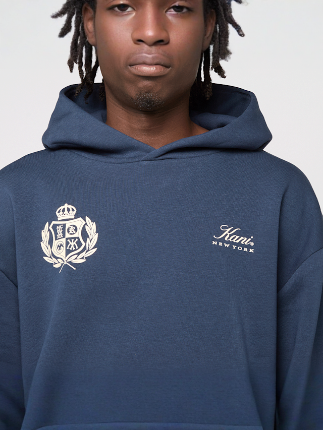 Karl Kani, Kani Emblem Os Hoodie, blue, Image 3 of 4