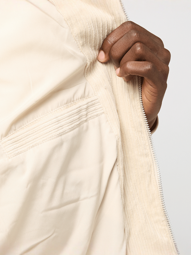 Karl Kani, Signature Corduroy Puffer Jacket, beige, Image 4 of 5