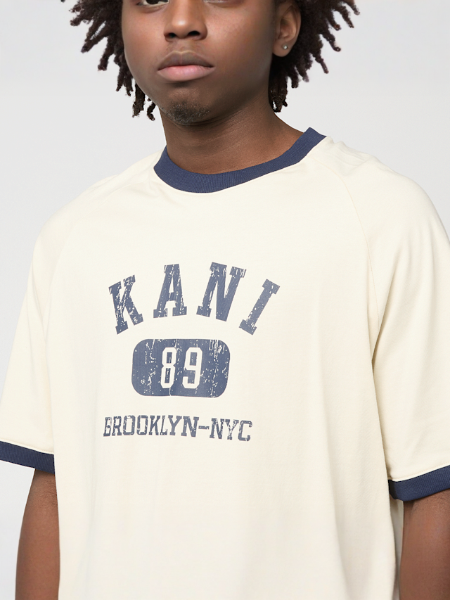 Karl Kani, College Regular Raglan T-Shirt, beige, Image 3 of 4