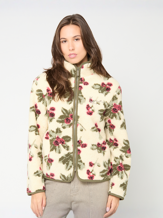 Karl Kani, Metal Signature Floral Teddy Trackjacket, multi-colour, Image 1 of 4