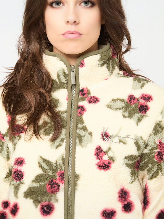 Karl Kani, Metal Signature Floral Teddy Trackjacket, multi-colour, Image 3 of 4