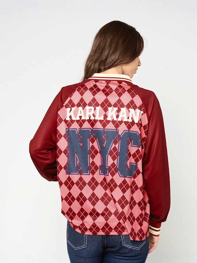 Karl Kani, Script Mesh Print Jersey Longsleeve, multicolor, Afbeelding 2 van 5