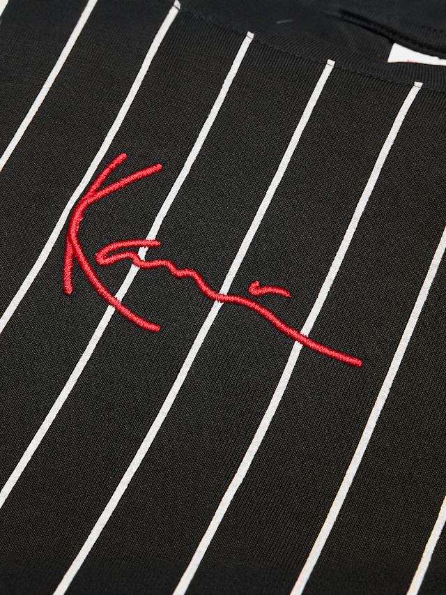 Karl Kani, Small Signature Essential Pinstripe Tee Junior, zwart, Afbeelding 3 van 3