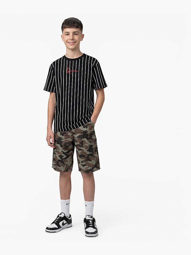 Karl Kani, Small Signature Essential Pinstripe Tee Junior, black, Image 4 of 4