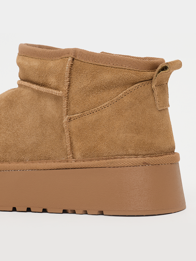 Decibel, Pipah Plateau Leather Boot, beż, Obraz 7 z 7