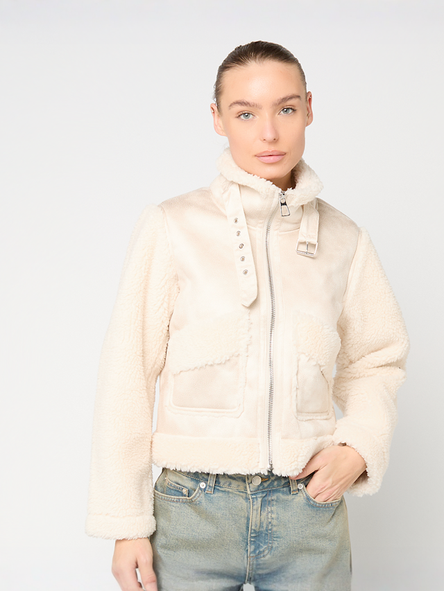 Decibel, Doubleface Jacket, beż, Obraz 1 z 4