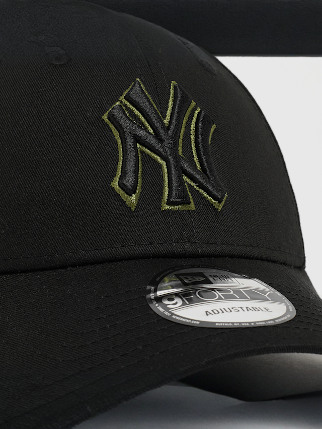 New Era, 9FORTY Outline MLB New York Yankees, black, Image 3 of 4
