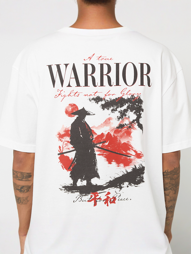 Mister Tee, True Warrior Oversize Tee, white, Image 3 of 4