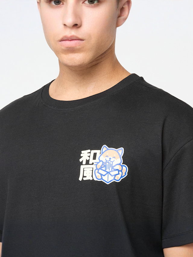 Mister Tee, Yummy Noodles Oversize Tee, black, Image 3 of 5