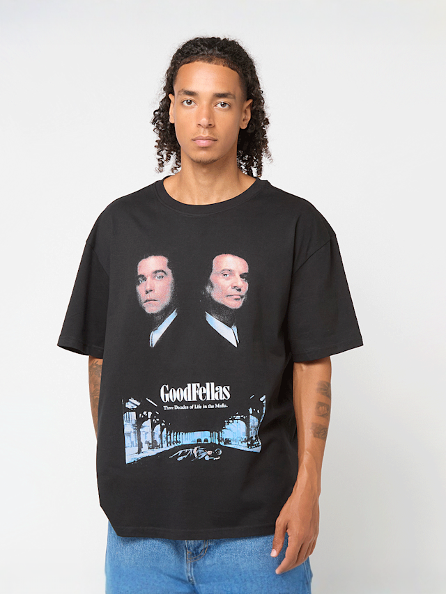 Mister Tee, Goodfellas Poster Lightweight Oversize Tee, zwart, Afbeelding 1 van 4