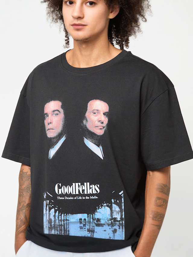 Mister Tee, Goodfellas Poster Lightweight Oversize Tee, zwart, Afbeelding 3 van 4