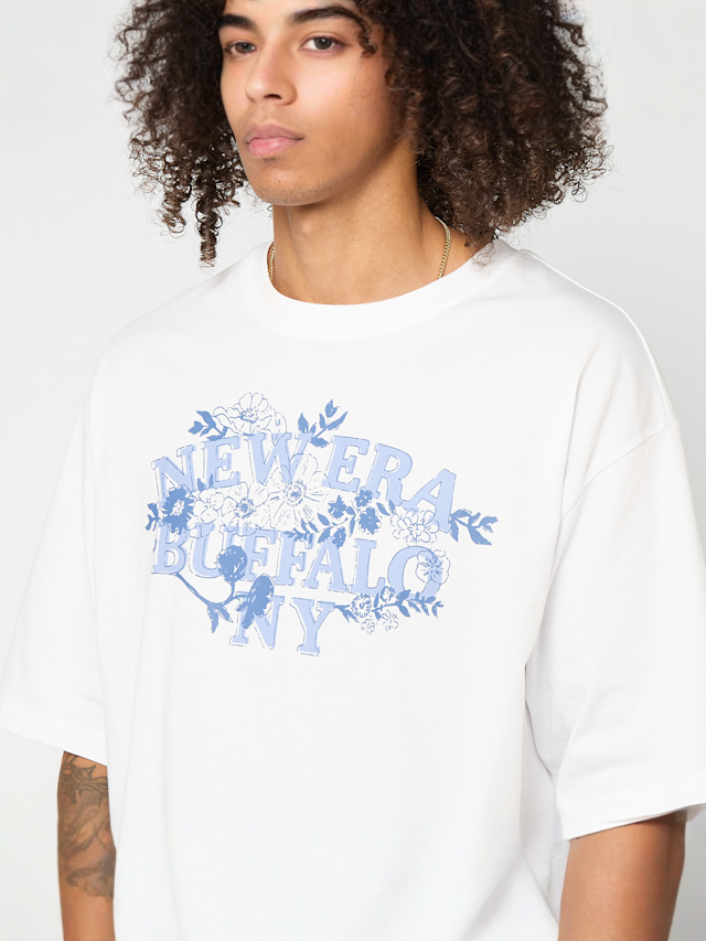 New Era, NEW ERA FLORAL OS TEE NEW ERA BLK, white, Image 3 of 5