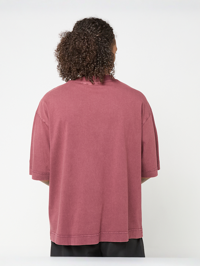 New Era, NEW ERA WASHED OS TEE NEW ERA FBG, red, Image 2 of 4