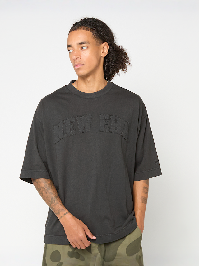 New Era, NEW ERA WASHED OS TEE NEW ERA BLK, black, Image 1 of 4