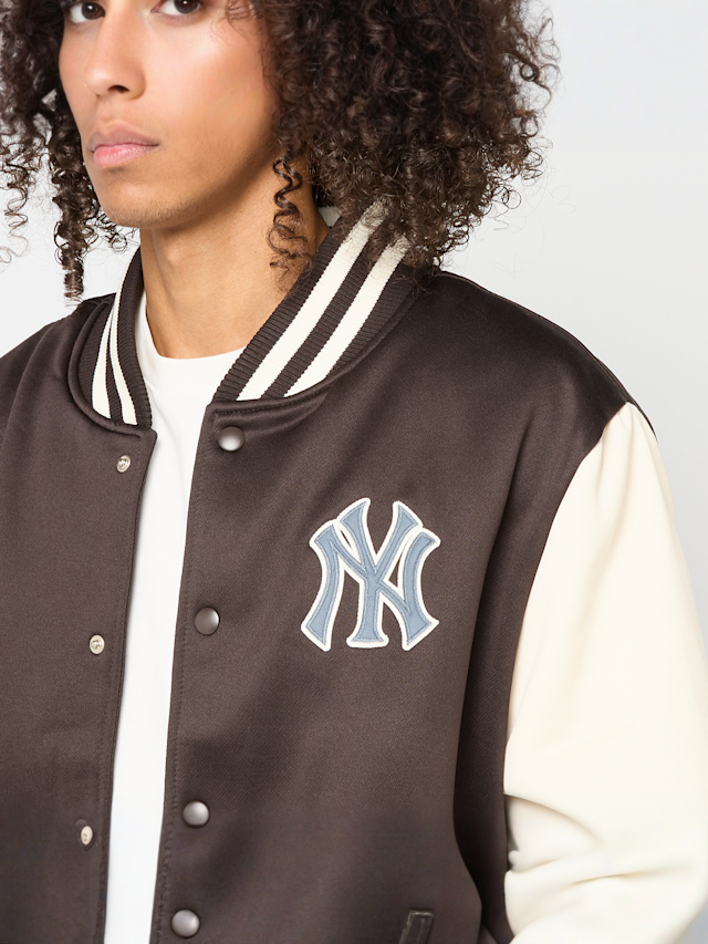 New Era, MLB BOMBER JCKT NEW YORK YANKEES BRS, brown, Image 3 of 5