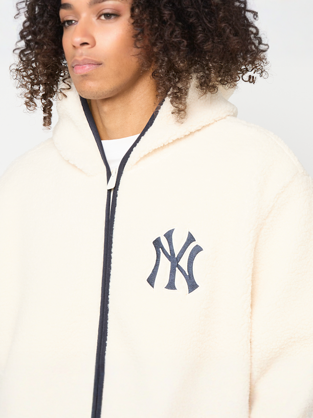 New Era, HOODED SHERPA NEW YORK YANKEES OFW, beige, Image 3 of 4