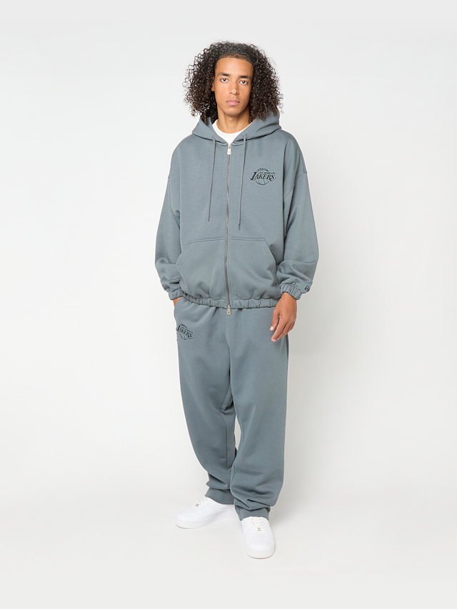 New Era, NBA LINEAR OS ZT HOODIE LOS ANGELES LAKERS SPG, blue, Image 5 of 5