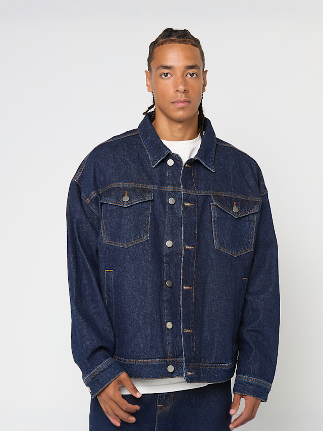 Decibel, Cropped Denim Jacket, blauw, Afbeelding 1 van 4